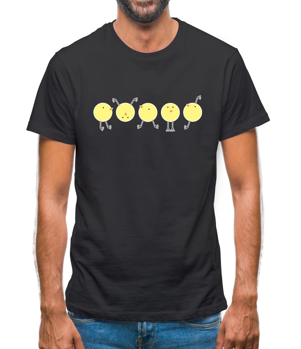 Yellow Chicks Mens T-Shirt