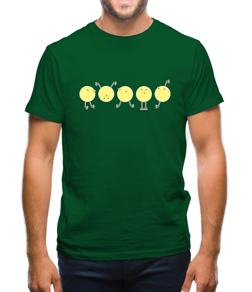 Yellow Chicks Mens T-Shirt