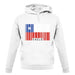 Chile Barcode Style Flag unisex hoodie