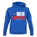 Chile Barcode Style Flag unisex hoodie