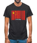 China Barcode Style Flag Mens T-Shirt