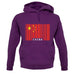 China Barcode Style Flag unisex hoodie