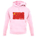 China Grunge Style Flag unisex hoodie