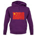 China Grunge Style Flag unisex hoodie