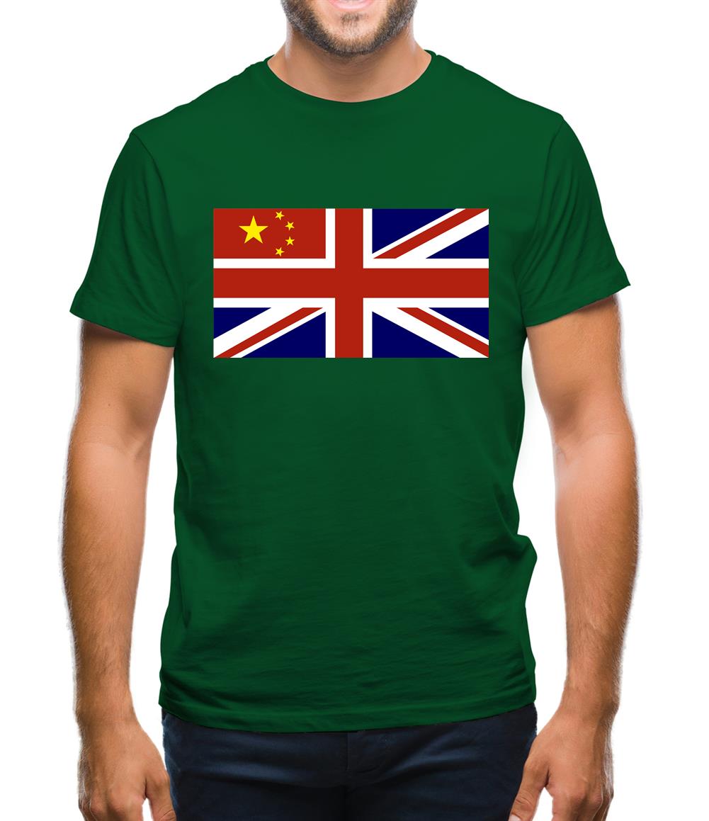 China Union Jack Flag Mens T-Shirt