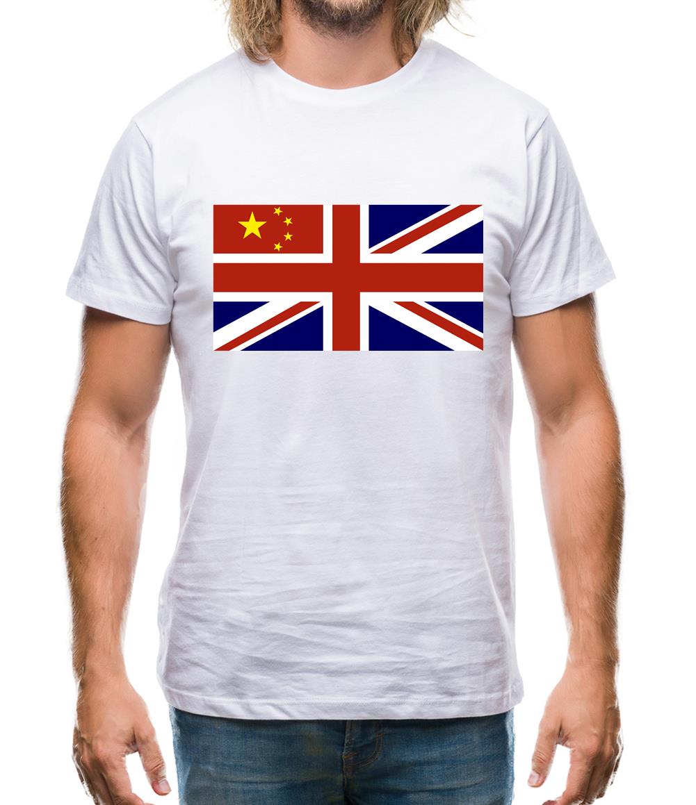 China Union Jack Flag Mens T-Shirt