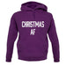 Christmas Af unisex hoodie