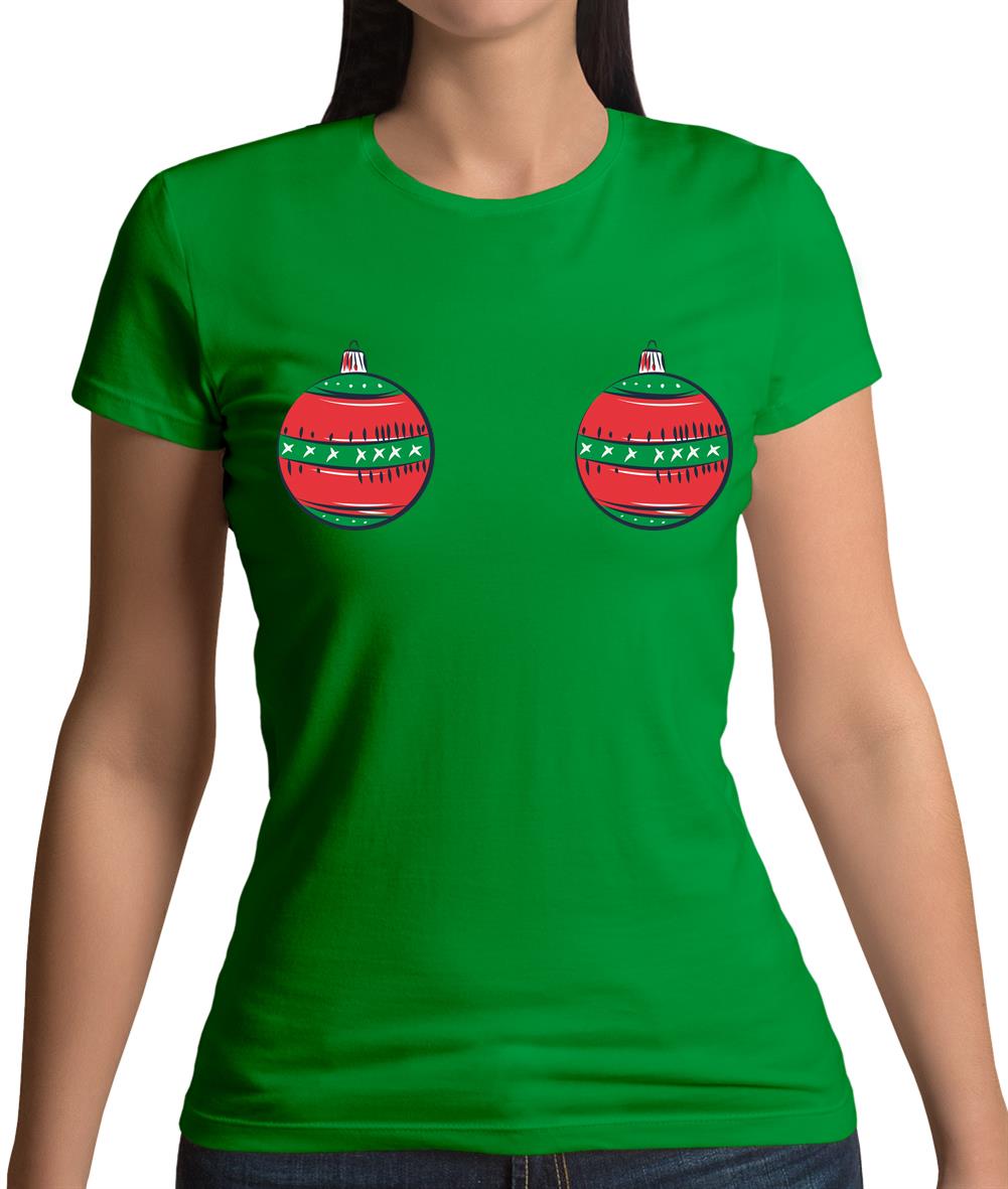 Christmas Boobles Womens T-Shirt