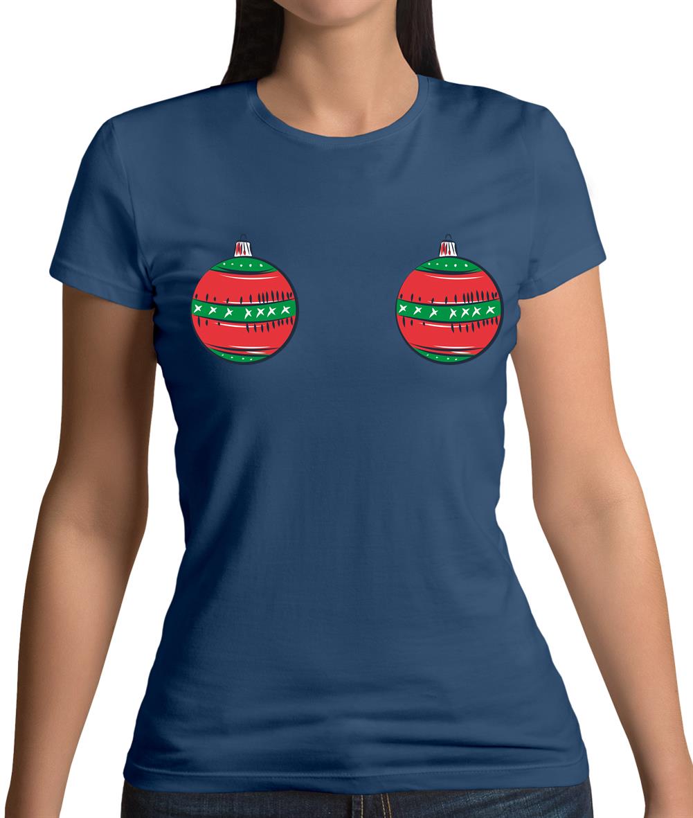 Christmas Boobles Womens T-Shirt