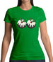 Christmas Pudding Boobs Womens T-Shirt