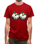 Christmas Pudding Boobs Mens T-Shirt