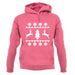 Christmas Stitch Design unisex hoodie