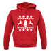Christmas Stitch Design unisex hoodie