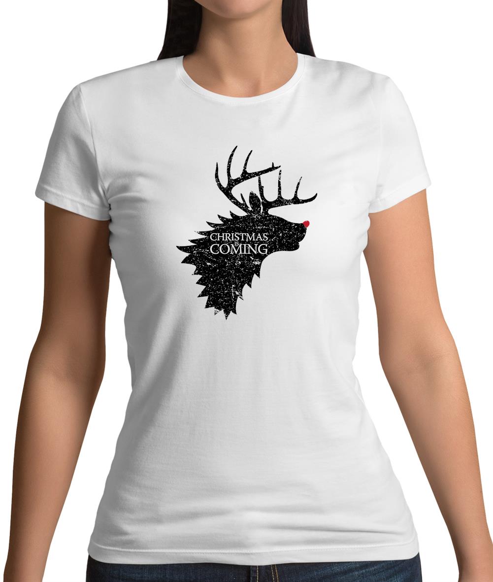 Christmas Is Coming Womens T-Shirt