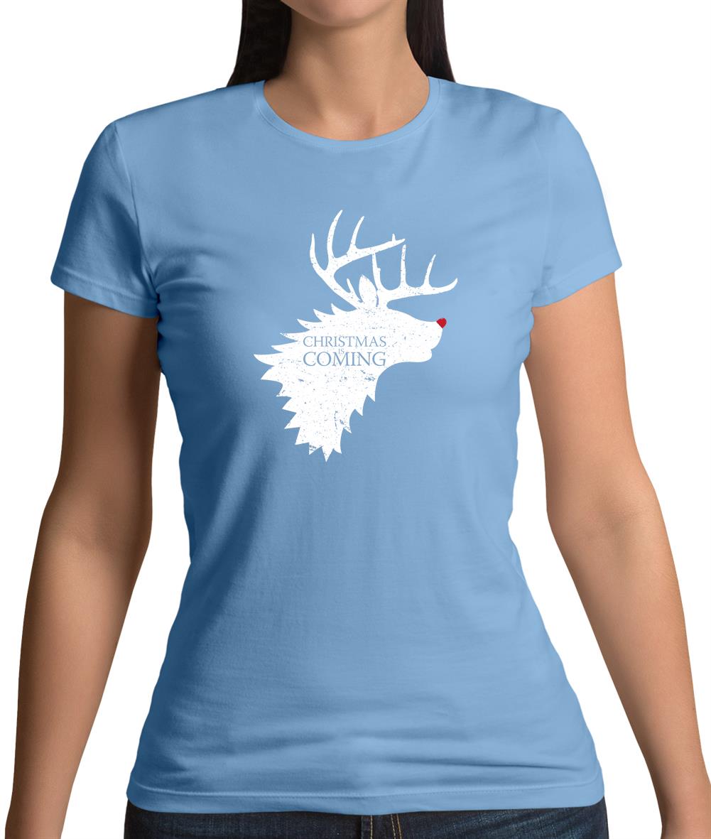 Christmas Is Coming Womens T-Shirt