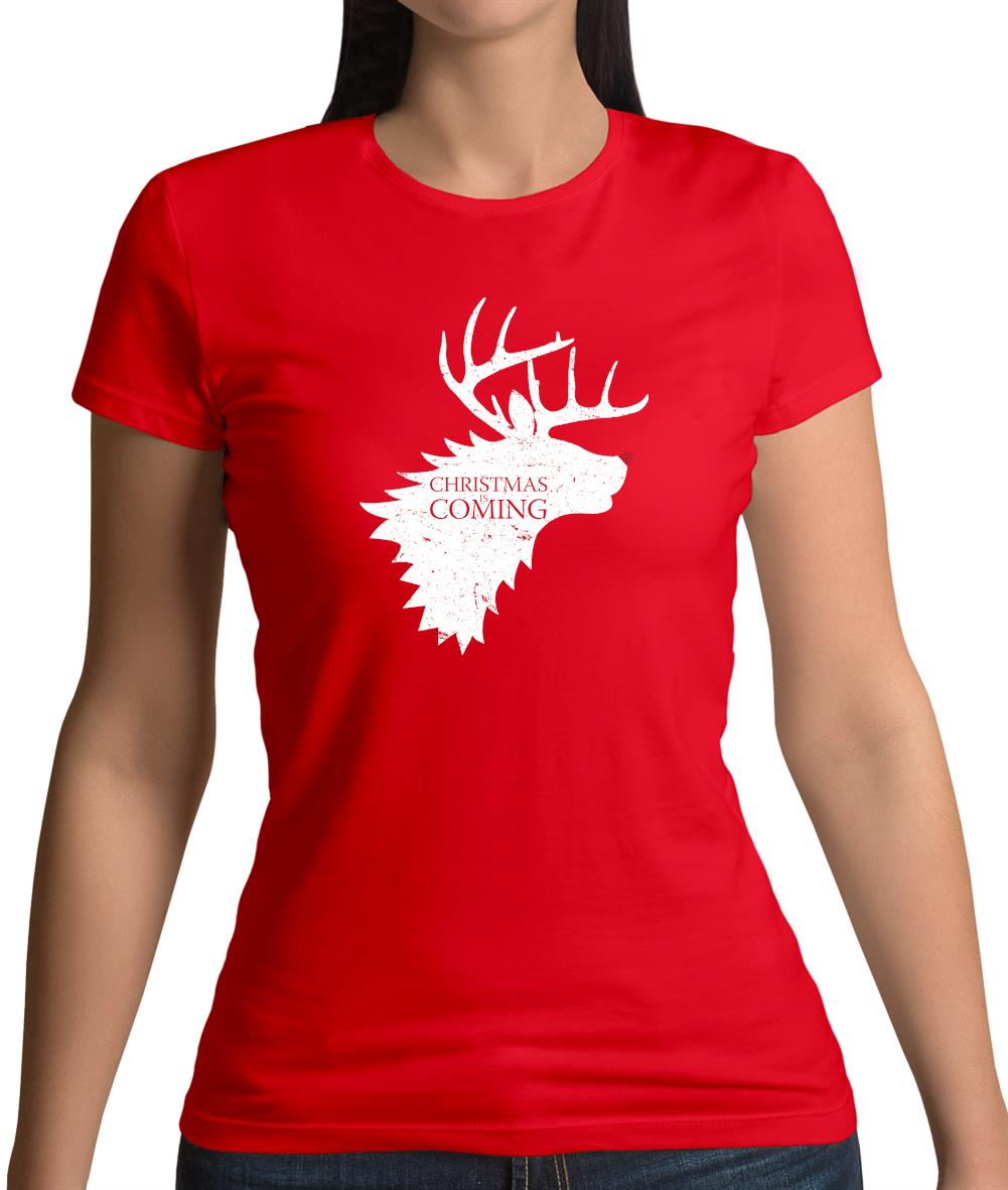 Christmas Is Coming Womens T-Shirt