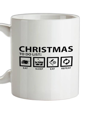 Christmas To Do List Ceramic Mug