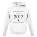 Class Of 2017 Box unisex hoodie