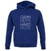 Clean Reps Hard Pecs unisex hoodie