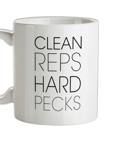 Clean Reps Hard Pecs Ceramic Mug