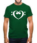 Heart Clef Mens T-Shirt