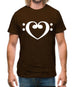 Heart Clef Mens T-Shirt