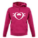 Heart Clef unisex hoodie