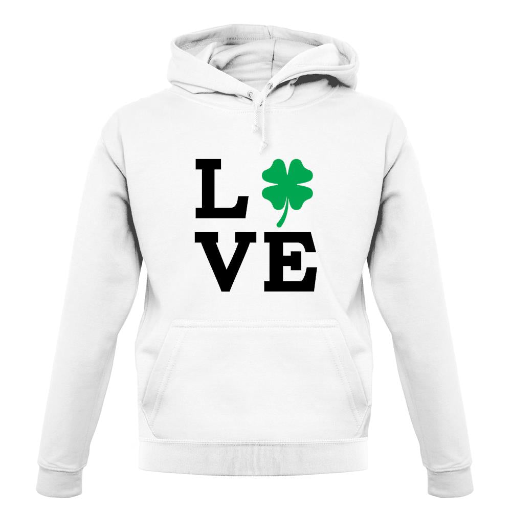 Clover Love unisex hoodie