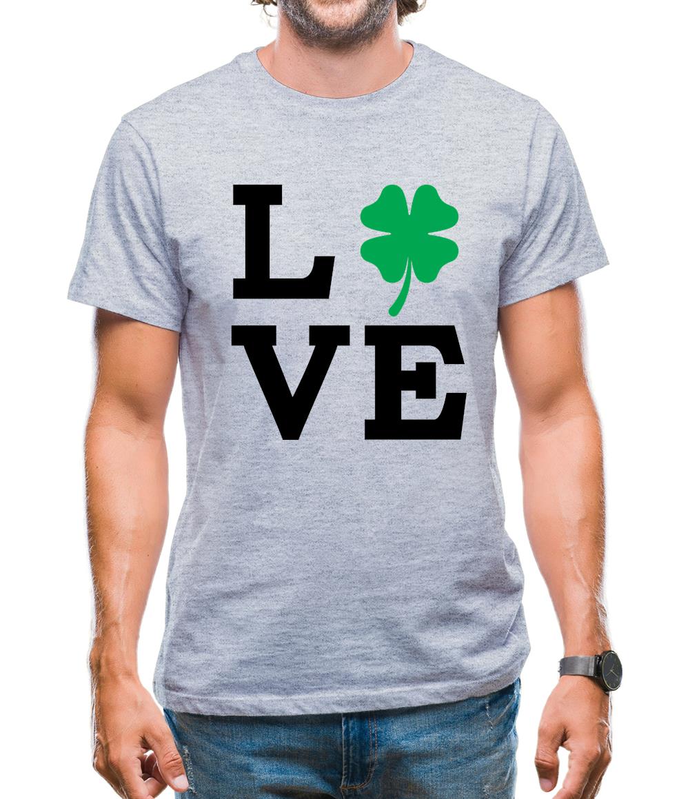 Clover Love Mens T-Shirt