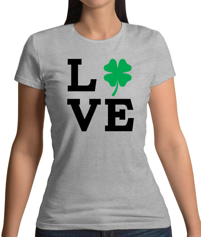 Clover Love Womens T-Shirt