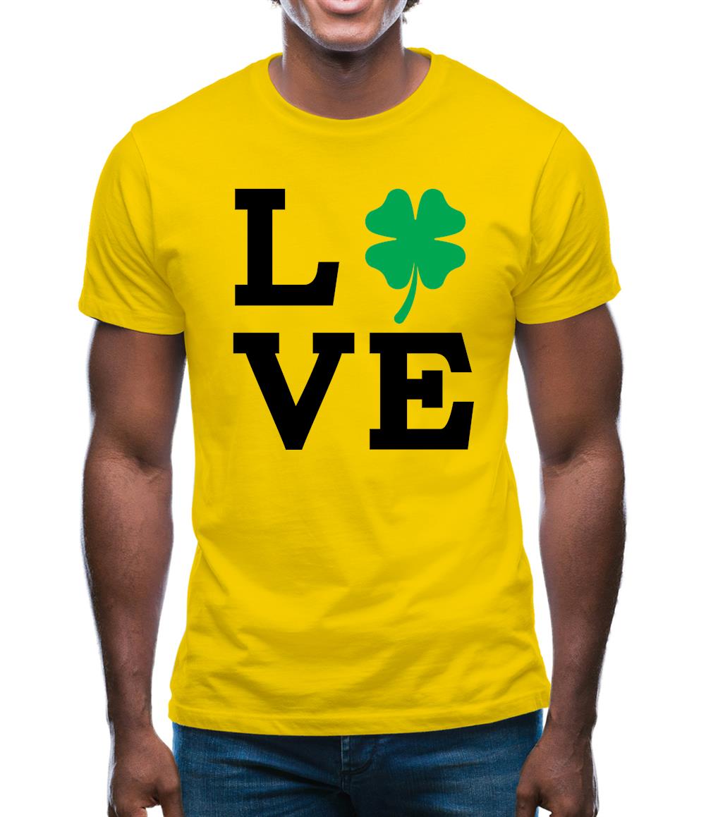 Clover Love Mens T-Shirt