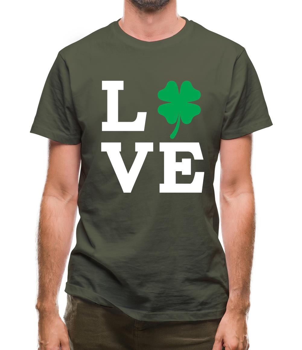Clover Love Mens T-Shirt