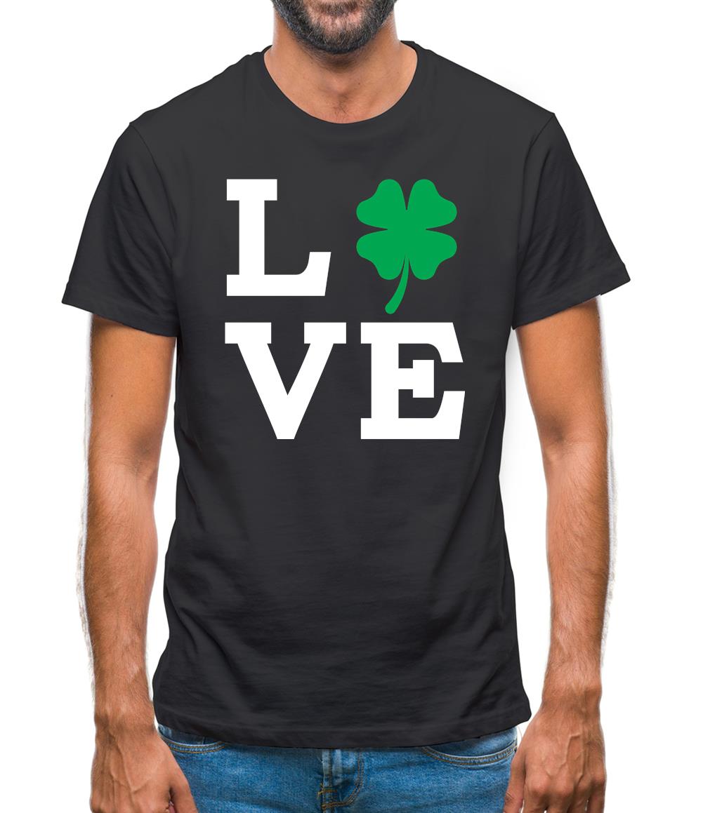 Clover Love Mens T-Shirt