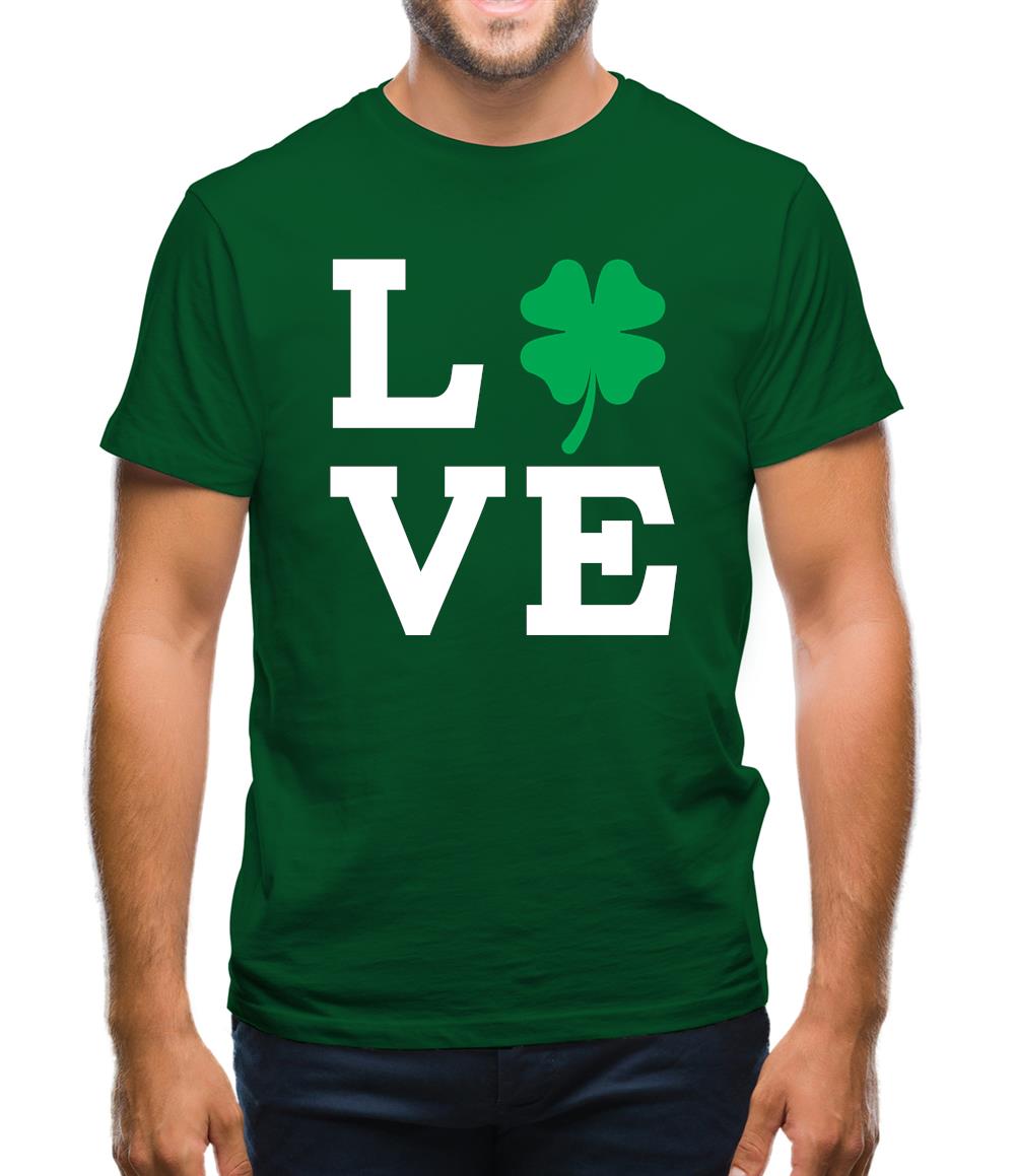 Clover Love Mens T-Shirt