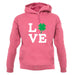 Clover Love unisex hoodie