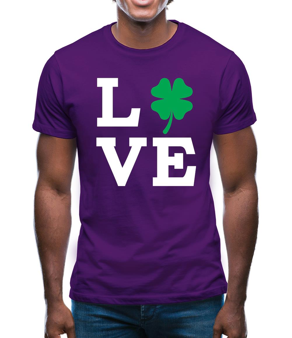 Clover Love Mens T-Shirt