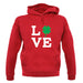 Clover Love unisex hoodie