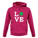 Clover Love unisex hoodie