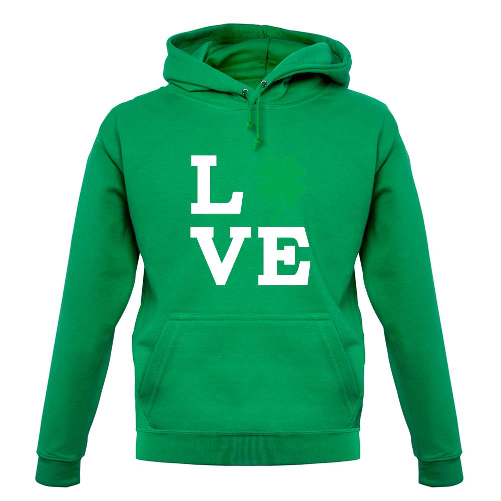 Clover Love unisex hoodie