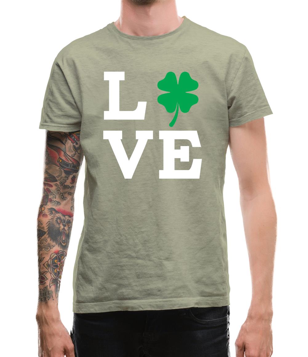 Clover Love Mens T-Shirt