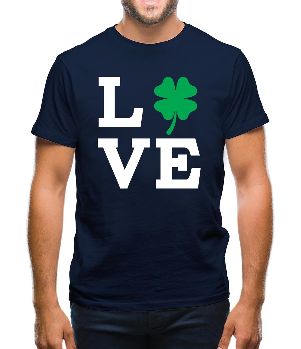 Clover Love Mens T-Shirt