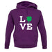 Clover Love unisex hoodie