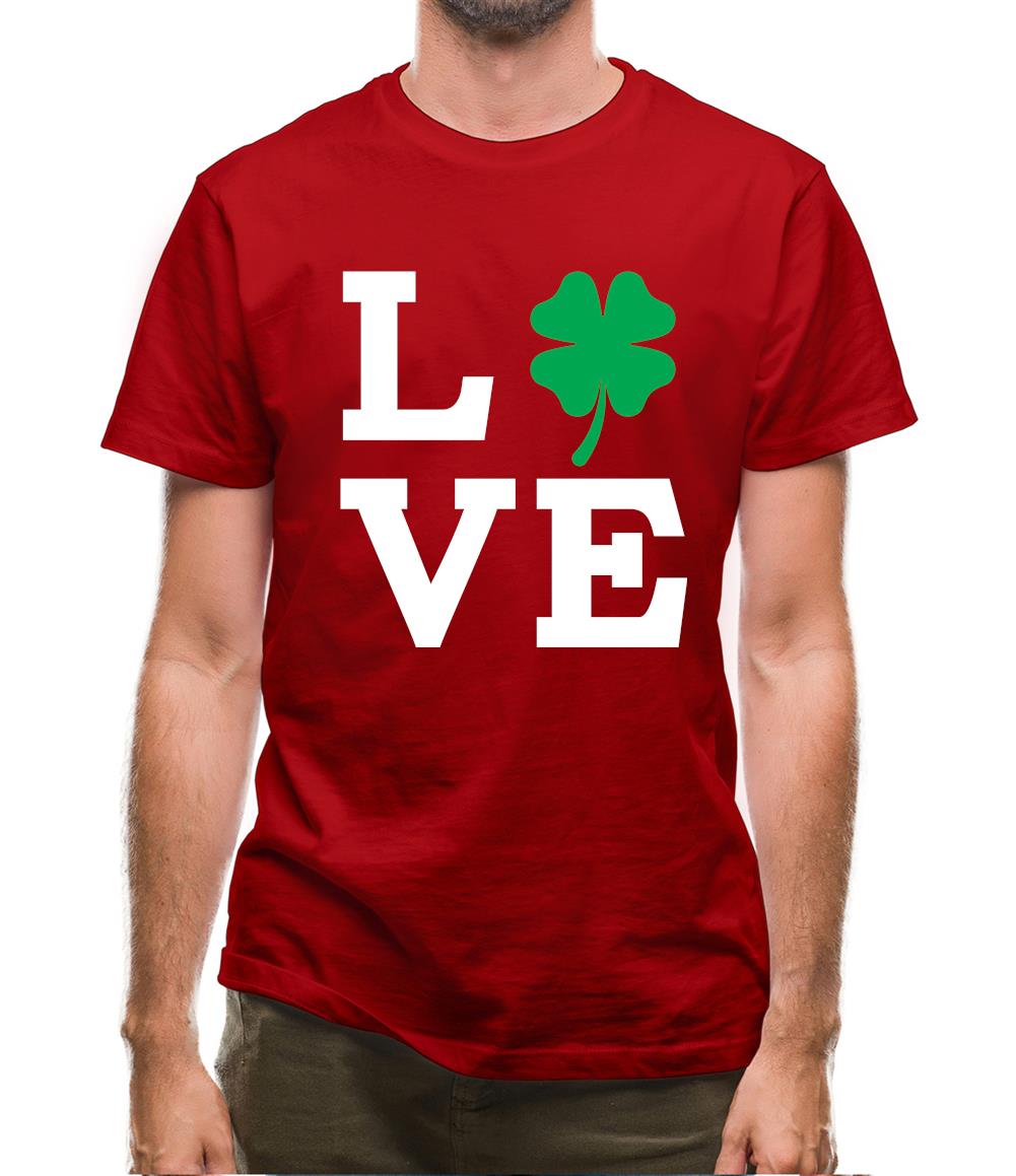 Clover Love Mens T-Shirt