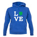 Clover Love unisex hoodie