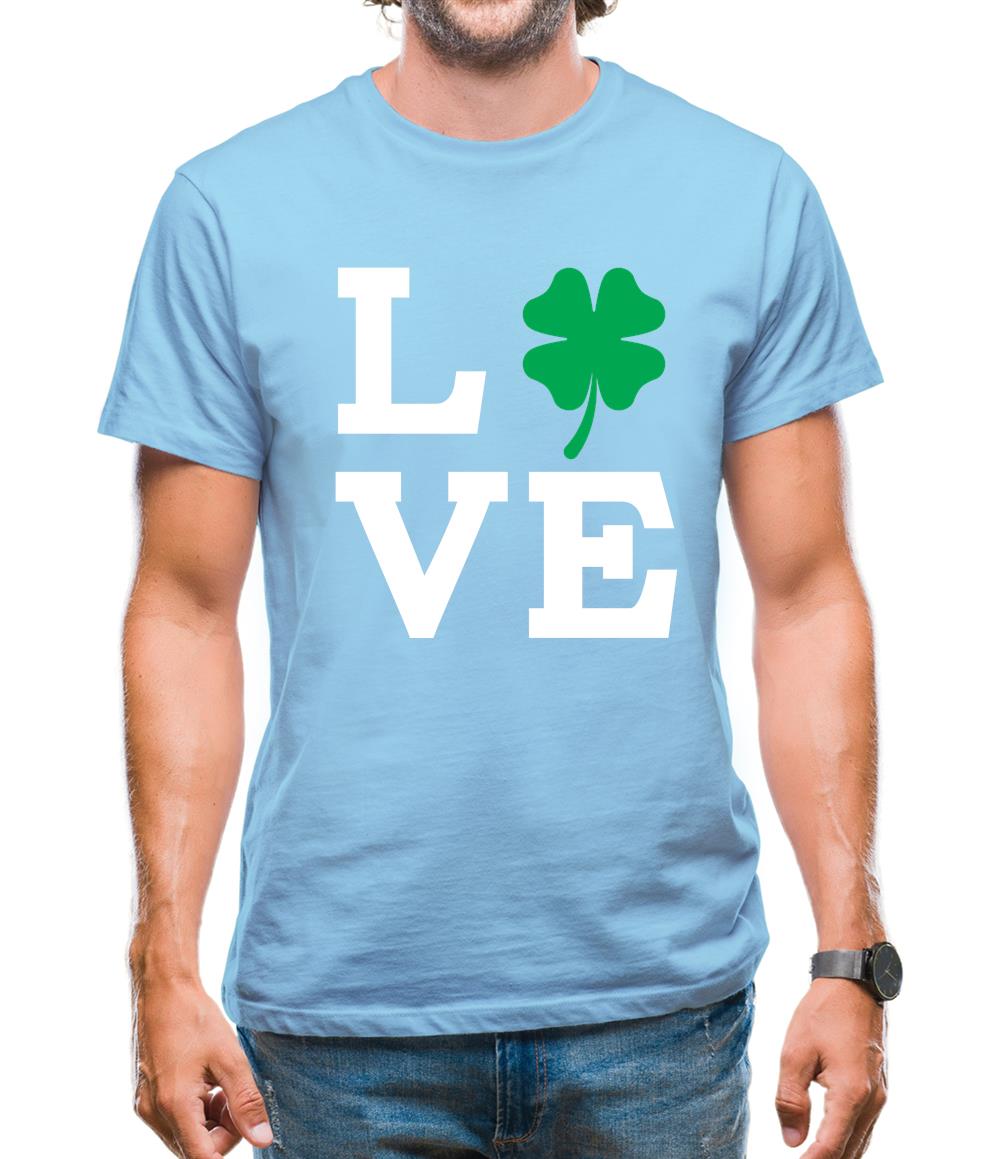 Clover Love Mens T-Shirt