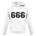 666 College unisex hoodie