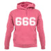 666 College unisex hoodie