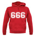 666 College unisex hoodie