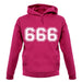 666 College unisex hoodie