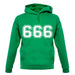 666 College unisex hoodie